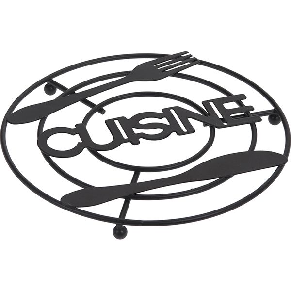 Excellence Homeware Black Metal Trivet