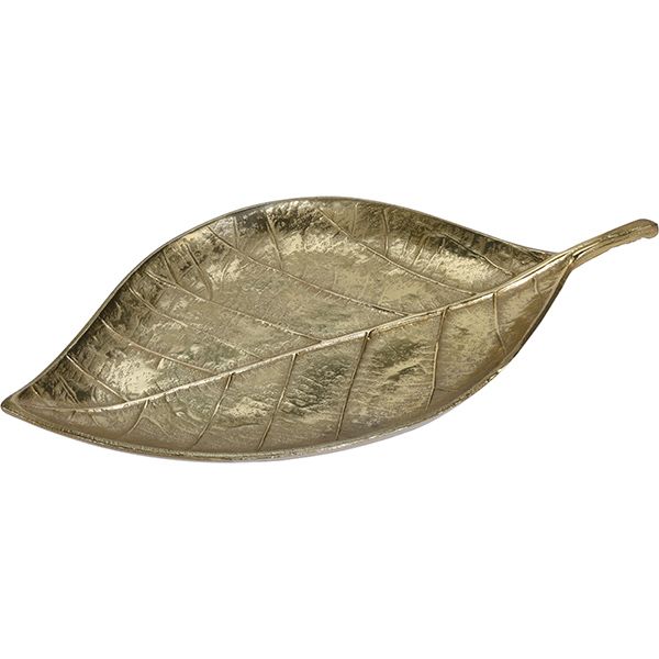 Excellence Homeware 44cm Gold Leaf Platter