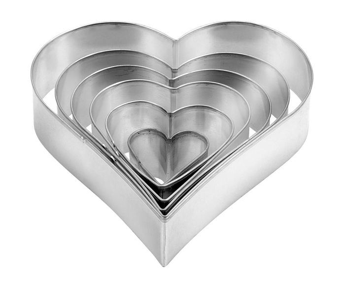 Tescoma Heart-Shape Cookie Cutters 6 Pieces