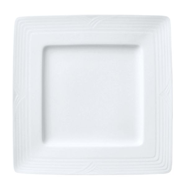 Noritake - Arctic White Square Plates 27cm - Set of 4