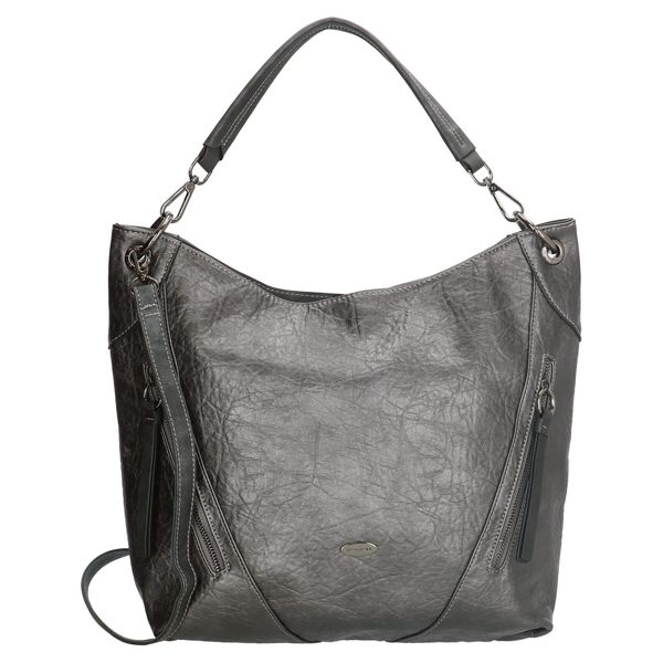 David Jones Paris Ladies Hobos/Shoulder Bag - Silver 3968
