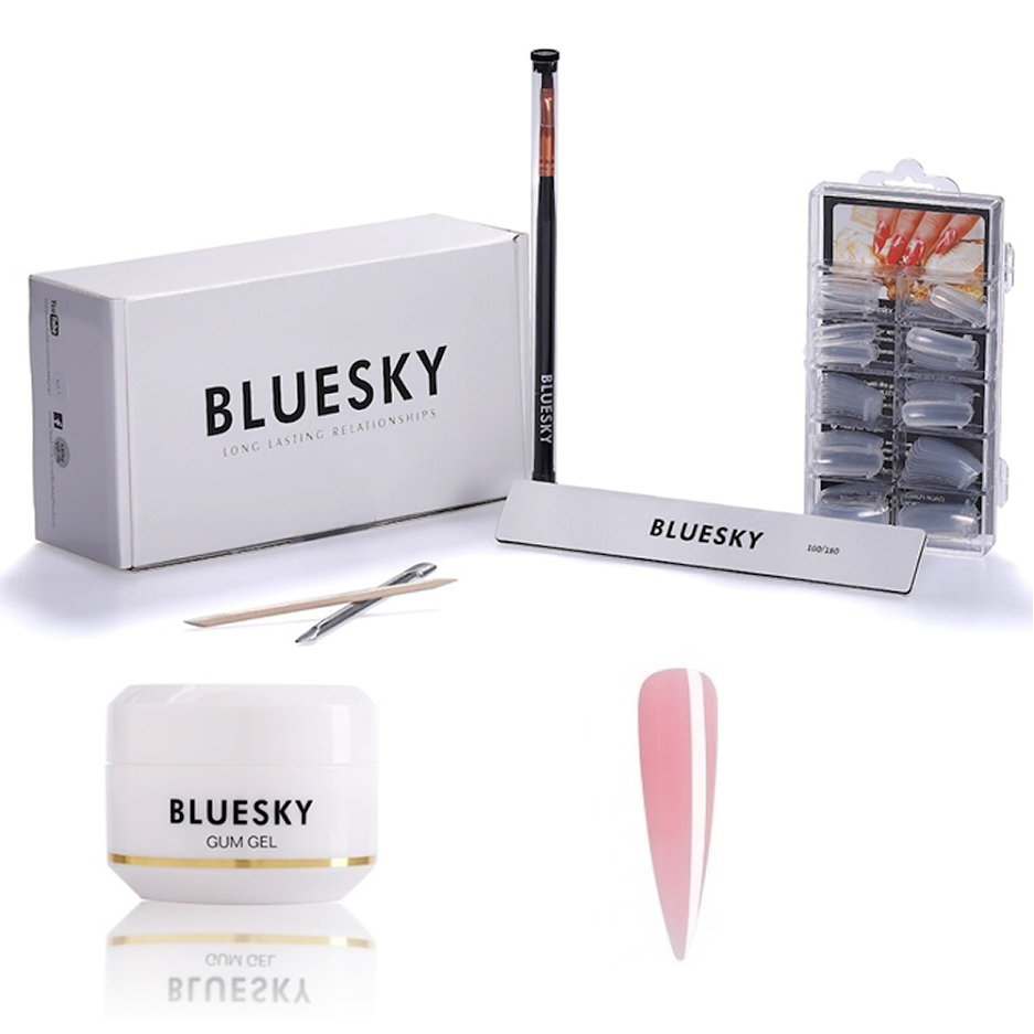 Bluesky UV Gel Polish Gumgel Kit 35gm (Soft Pink) Buy Online in
