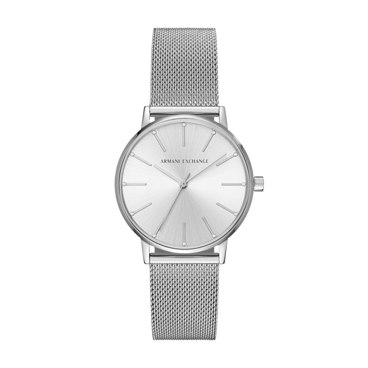 Armani Exchange Lola Silver Mesh Watch - AX5535 | Shop Today. Get it ...