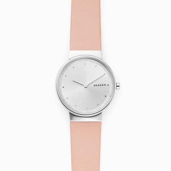 Skagen Annelie Pink Leather Watch - SKW2753