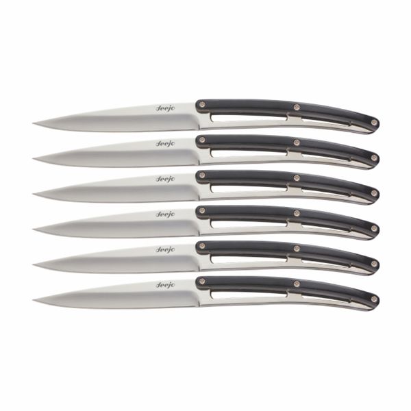 Deejo Steak Knives Mirror Finish/Paperstone