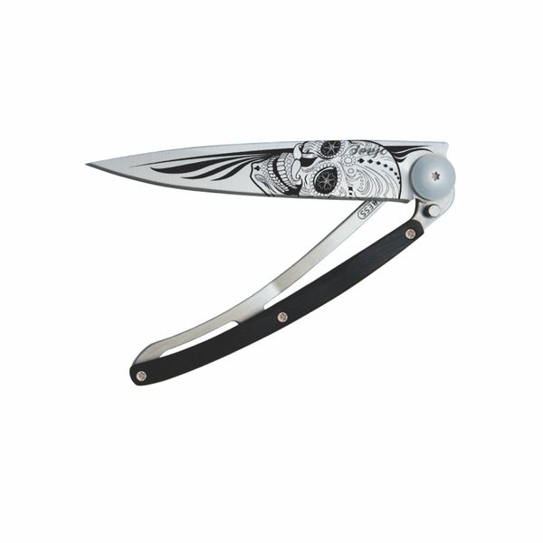 Deejo Tattoo 37G - Latino Skull / Ebony