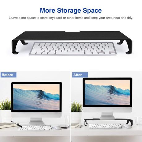 computer riser for desktop