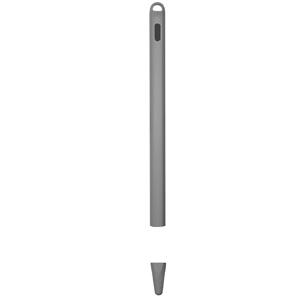 Silicone Protective Sleeve Cover for Apple Pencil 2nd Generation-Gray