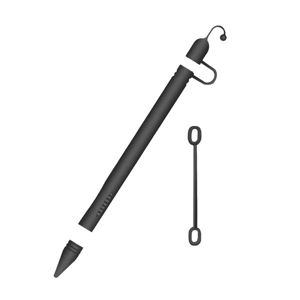 Silicone Protective Sleeve Holder for Apple Pencil 1-Black