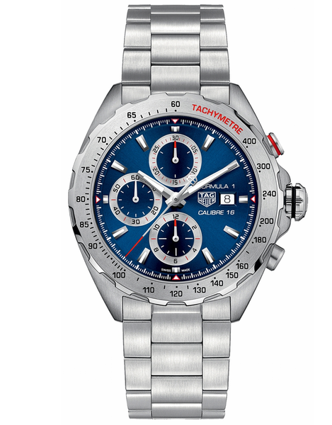 Tag Heuer Formula 1 Automatic Chronograph Blue Dial Steel Men's Watch