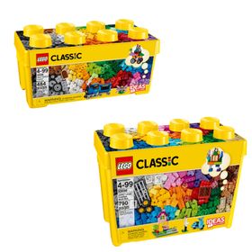 LEGO 10696 Classic Caja De Ladrillos Creativos Median, Base Verde, Y Animales De Juguete, Juego Construcción Niños Y Niñas De Años O | lagear.com.ar