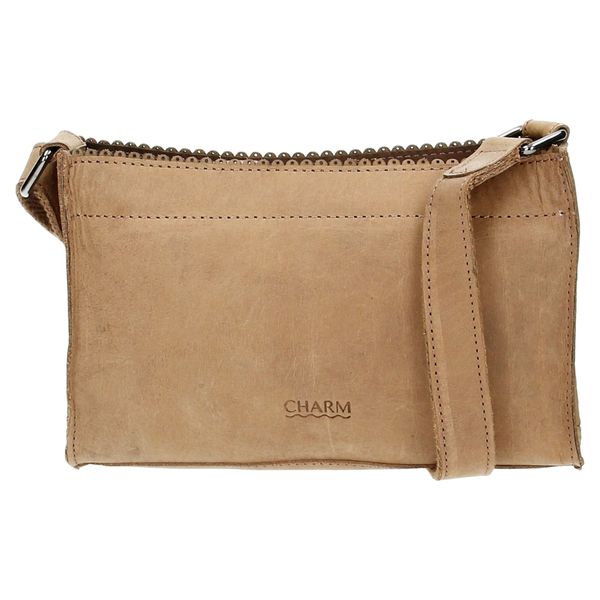 Charm London Hackney Ladies PU Shoulder Bag - Brown 16370