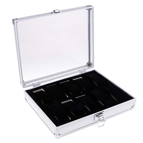 Aluminum Watch Storage Case - 10 Slots