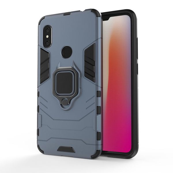 Kickstand Ring Stand Armor Compatiable With Xiaomi Redmi Note 6 Pro Navy