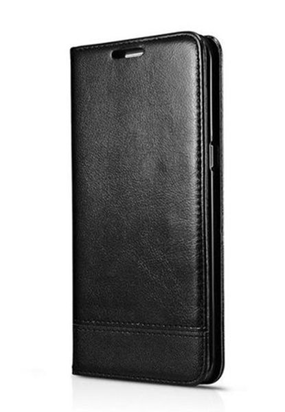 Faux Leather Flip Case for Huawei P8 Lite 2017 Black