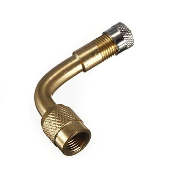 Motorcycle Tyre Valve Extension 90 Degree (Pack of 2)