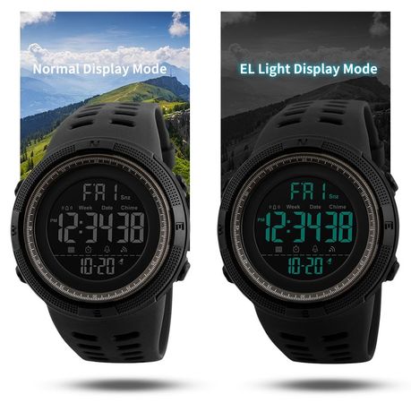 Mens sports watch deals with stopwatch