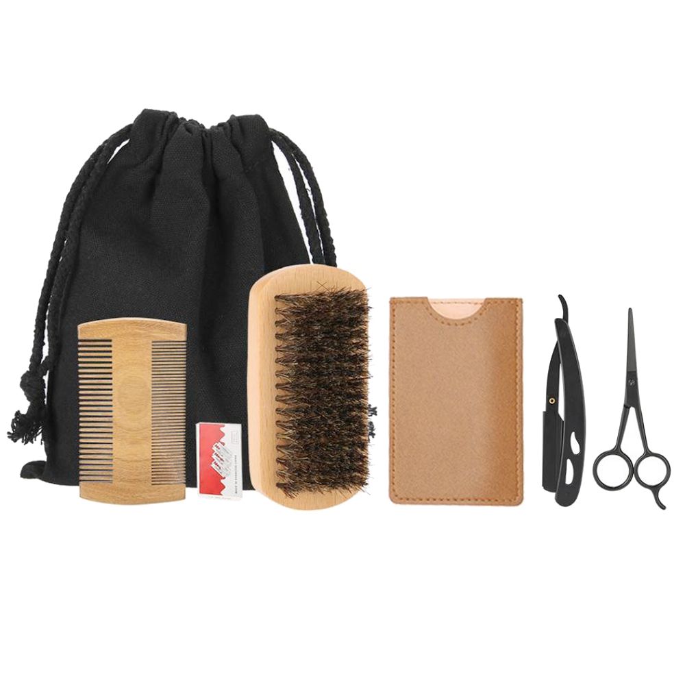 6 Piece Portable Mens Beard Care Shaver Shaving Brush Kit Shop Today. Get it Tomorrow