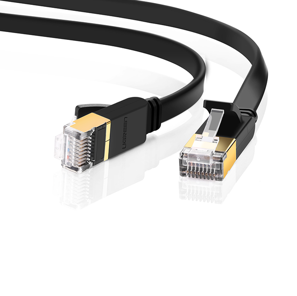 UGreen 11262 CAT7 FTP Flat 3m LAN Cable-Black