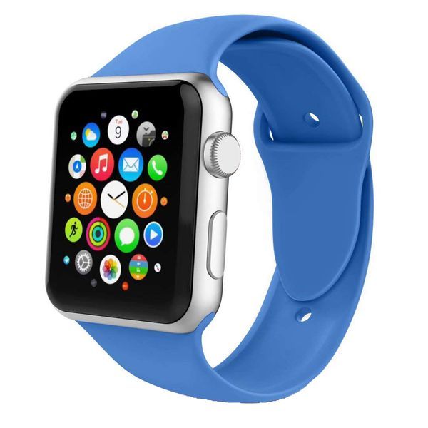 Apple Watch Soft Silicone Sports Band 38mm 40mm Royal Blue