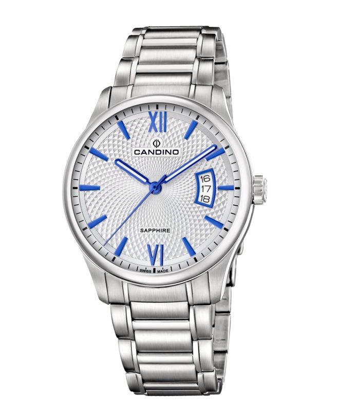 Candino Sapphire Swiss Made Mens Stainless Steel Watch - Timeless Gents ...