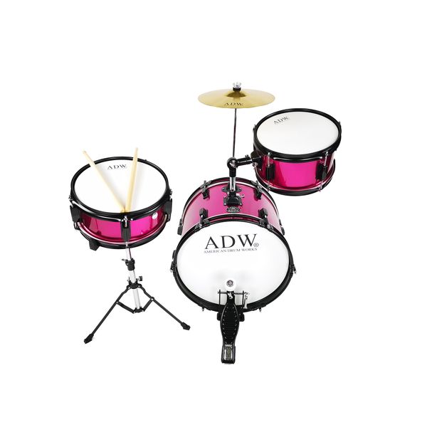 ADW 3Pc Junior Drum Set W/Cymbal