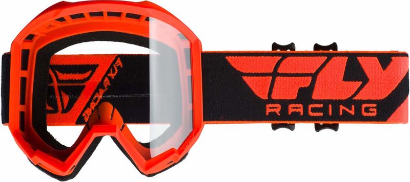 Fly Kids Focus Orange/Clear Goggle image