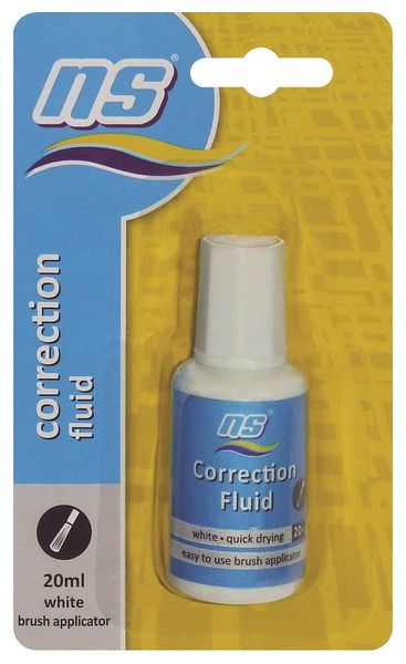 NS Correction Fluid - White 20ml
