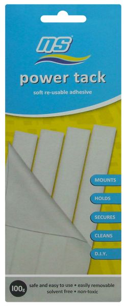 NS Power Tack - 100g Re-Usable - White