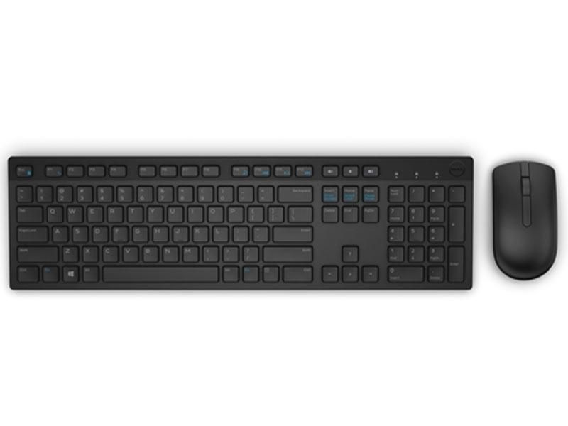 Dell Wireless Keyboard and Mouse-KM636 - US International (QWERTY) - Black
