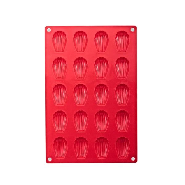 20 Holes Silicone Madeleine Shell Biscuits Cake Cookie Mold