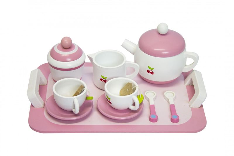 Jeronimo Wooden Tea Set