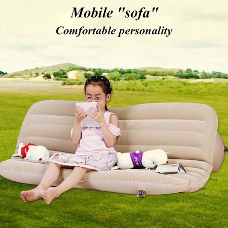 Portable inflatable outlet mattress