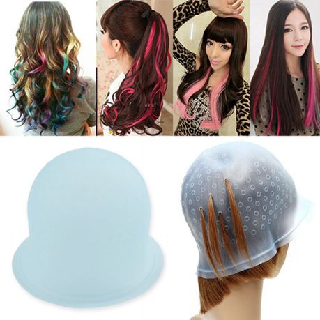 Magicap Hair Colouring Highlight Dye Cap Frosting Tipping Hook Reusable  Silicone