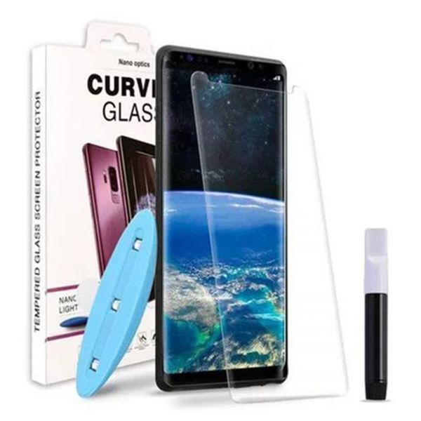 UV Nano Liquid Full Glue Curved Tempered Glass for Huawei Mate 20 Pro