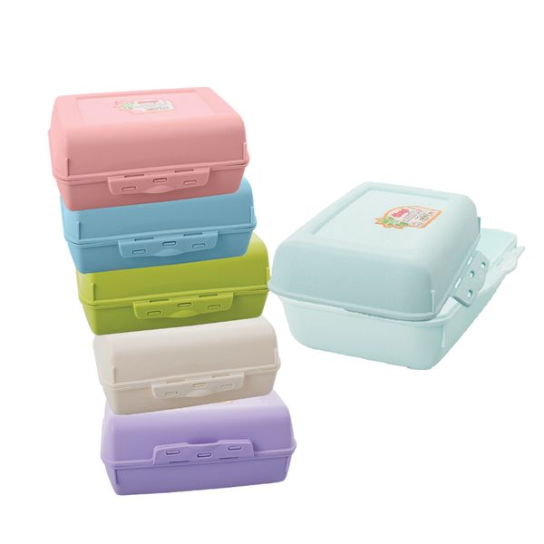 Lunch Box with Clip Lock - Set of 6