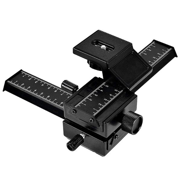 4 Way Macro Focusing Rail Slider for SLR DSLR Camera