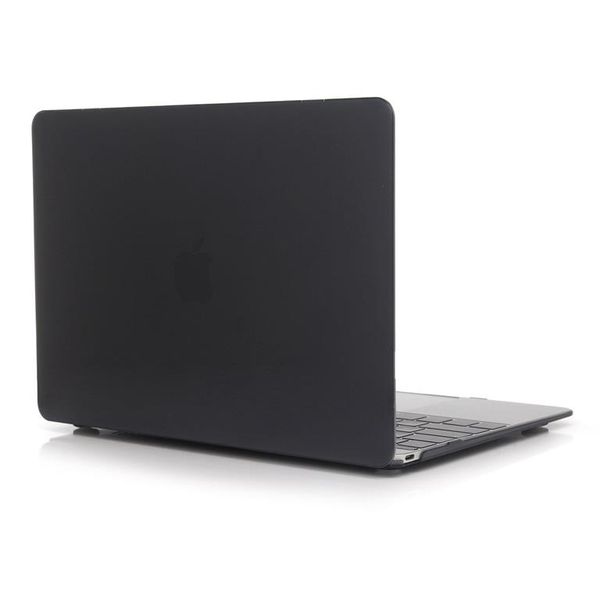 TUFF-LUV Clear Hard-shell Crystal case for Macbook 12" - Black
