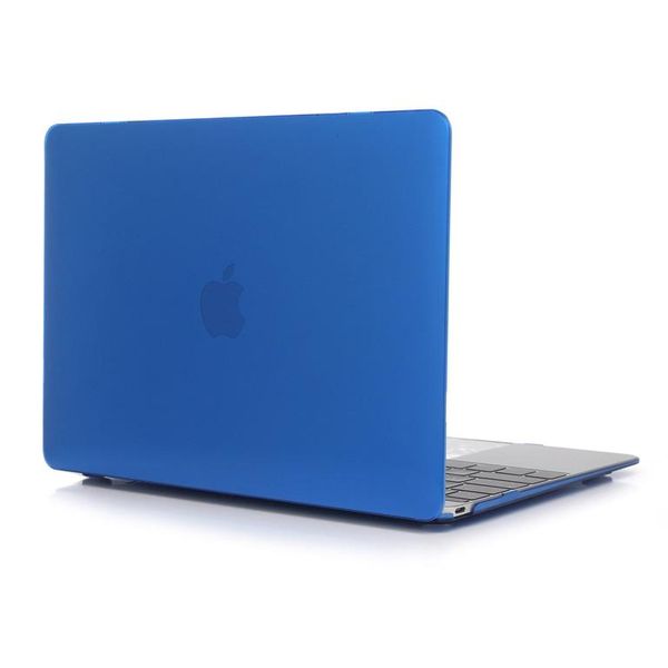 TUFF-LUV Clear Hard-shell Crystal case for Macbook 12" - Blue