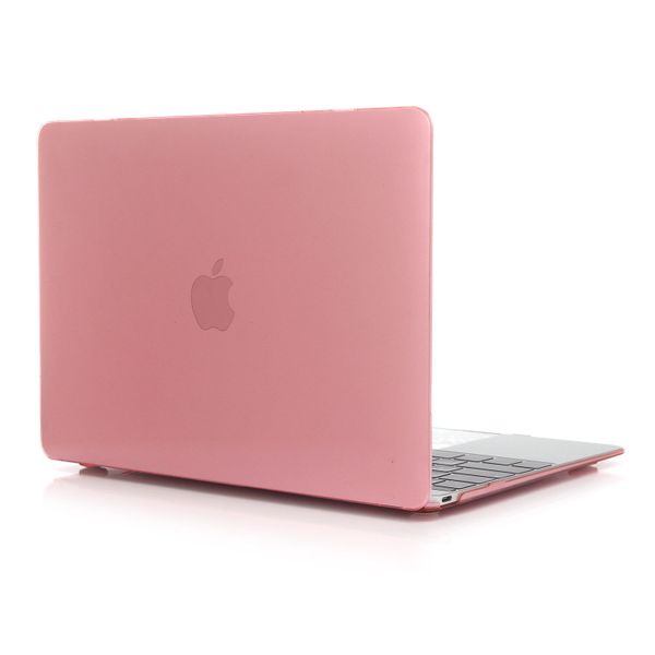 TUFF-LUV Clear Hard-shell Crystal case for Macbook 12" - Pink