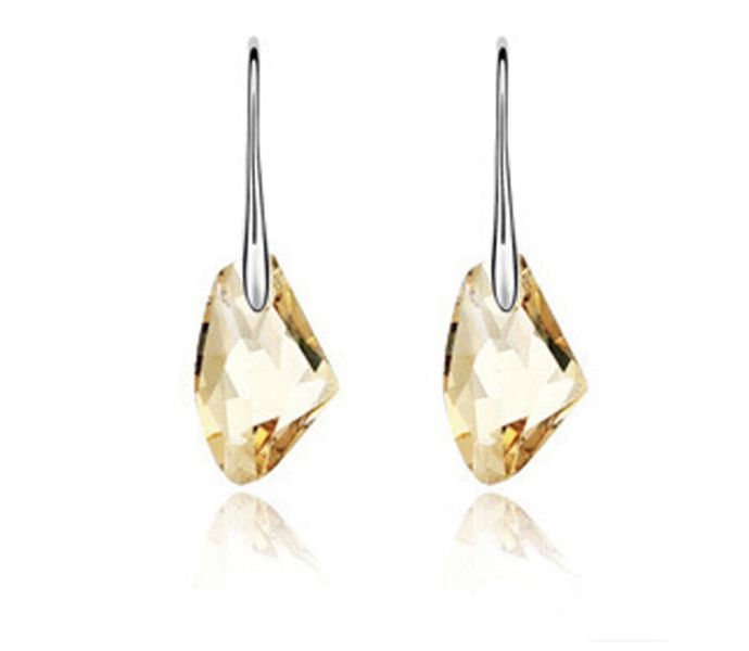 Crystal Diamond Drop Earrings Geometric Jewelry Fashion Women Sexy