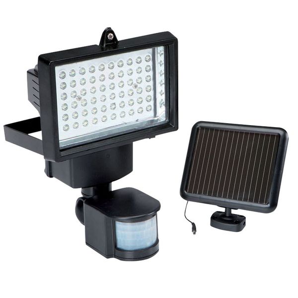 60 LED PIR Solar Motion Sensor Security Floodlight Lamp Outdoor Garden