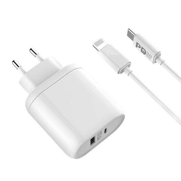 Quick charge 3-0 USB &amp; Type C adapter IPhone 5, 6, 7, 8, XS Samsung S8+ S9+