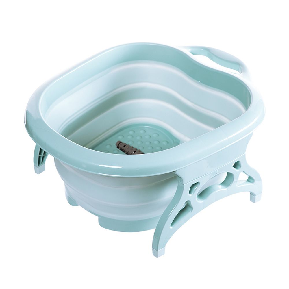 Foldable Foot Massager Spa Bucket with Massager Roller | Shop Today ...