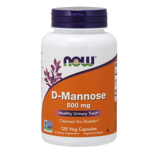 NOW Foods D-Mannose 500mg - 120 Caps