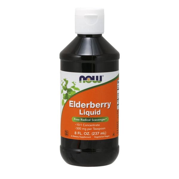 NOW Foods Elderberry Liquid - 237 ml