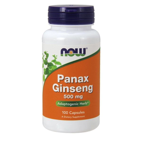 NOW Foods Panax Ginseng 500mg - 100 Caps