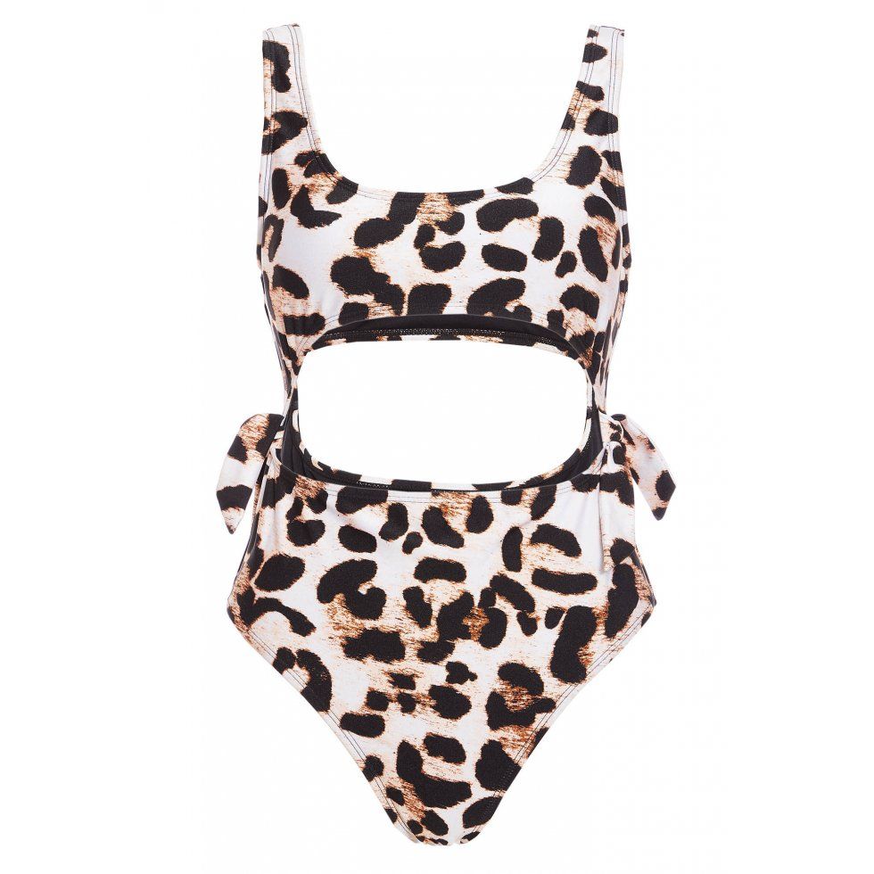 leopard womens bathing suit