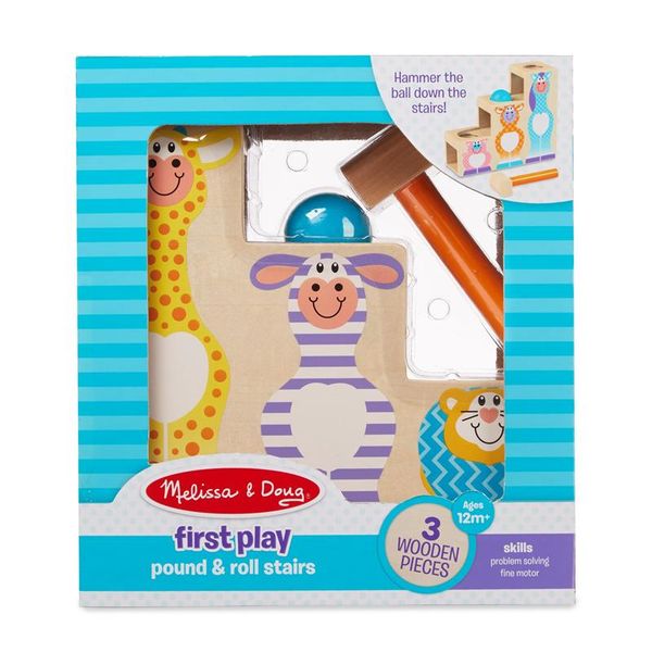 Melissa &amp; Doug First Play Pound &amp; Roll Stairs