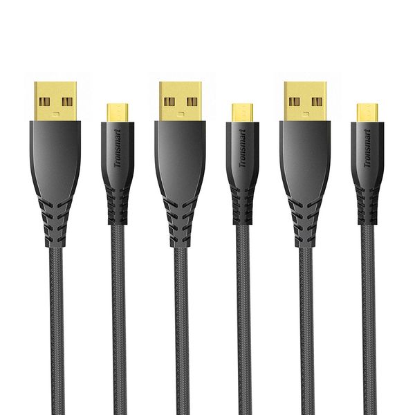 Tronsmart Micro USB Cable, USB 2.0 - 1m (3-pack)